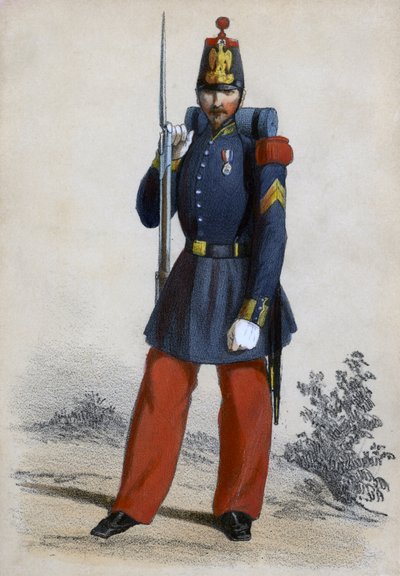 Grenadier der Linie von Unbekannter Künstler
