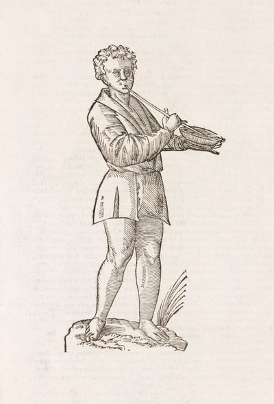 Illustration eines Mannes von Unbekannt