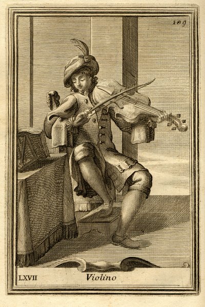 In „Gabinetto Armonico“ von Filippo Bonanni, Rom von Unbekannter Künstler
