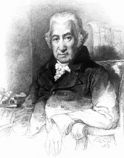 James Watt, schottischer Ingenieur, frühes 19. Jahrhundert von Unbekannt