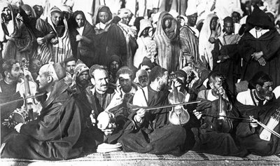 Jüdische Musiker in Marokko, ca. 1900 von Unbekannt
