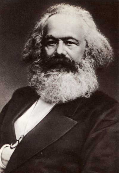 Porträt von Karl Marx von Unbekannter Künstler