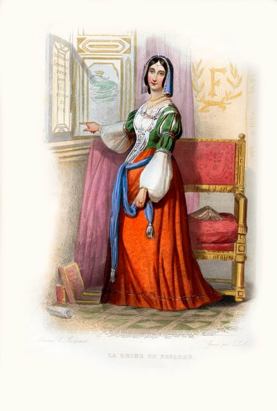 Die Königin von Navarra von Unbekannter Künstler