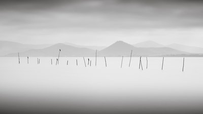 Lago Trasimeno, Umbrien, Italien von Leopold Blonder