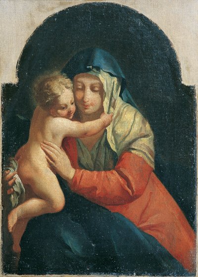 Madonna mit Kind von Unbekannter Künstler