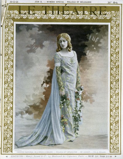 Miss Garden als Melisande von Unbekannter Künstler