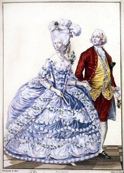 Frischvermählte, um 1780 (Gravur) von Unbekannter Künstler
