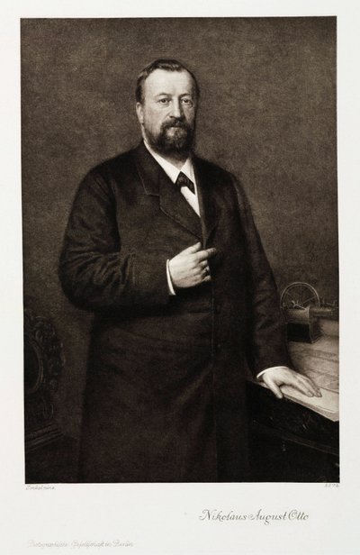 Nikolaus August Otto, deutscher Ingenieur, ca. 1870er von Unbekannt