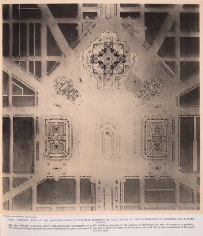 Tafel CXXX aus dem Plan von Chicago von Unbekannt