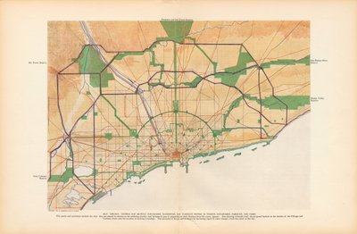 Tafel XLIV aus dem Plan von Chicago von Unbekannt