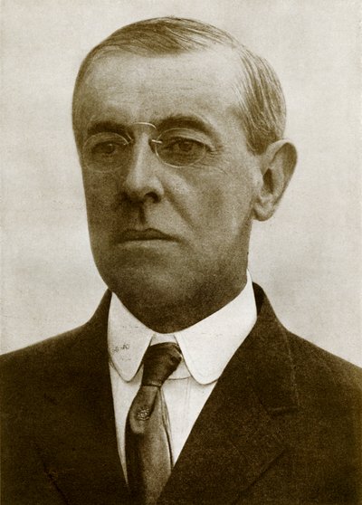 Präsident Woodrow Wilson von Unbekannter Künstler