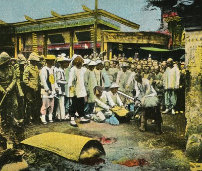 Öffentliche Hinrichtung in China von Unbekannter Künstler