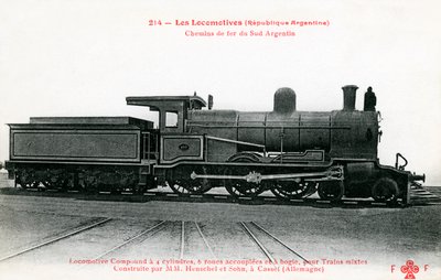 Eisenbahnwagen der Südargentinischen Eisenbahnen von Unbekannter Künstler
