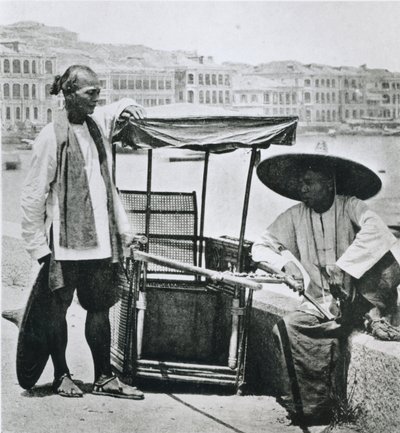 Sänfte in Hongkong von Unbekannt