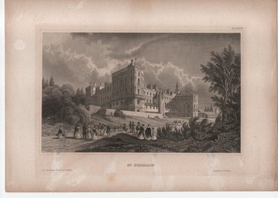 Schloss St. Germain bei Paris von Unbekannter Künstler