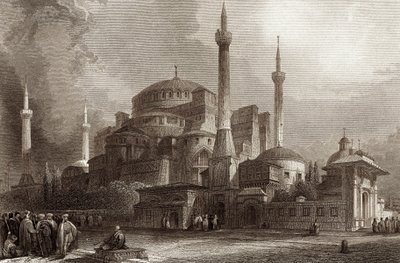 Hagia Sophia, Konstantinopel von Unbekannter Künstler