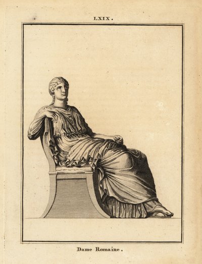 Statue einer römischen Frau von Unbekannt