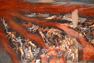 Die Scrovegni-Kapelle. Fresko von Giotto von Unbekannter Künstler