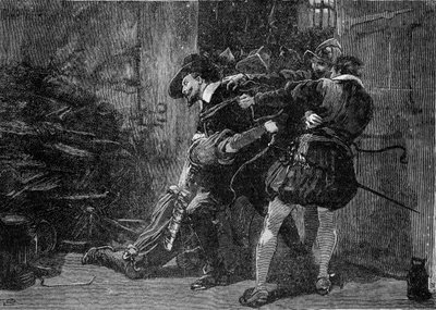 Die Verhaftung von Guy Fawkes von Unbekannter Künstler