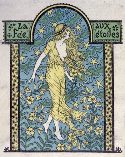 Die Sternenfee, um 1900 (Illustration) von Unbekannter Künstler