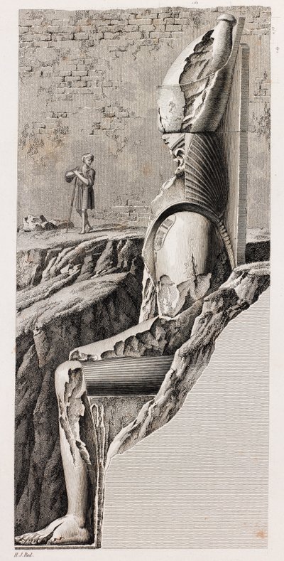 Theben, Luxor (Nahaufnahme) von Unbekannt