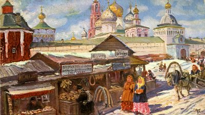 Dreifaltigkeitskloster von Sergius von Unbekannter Künstler