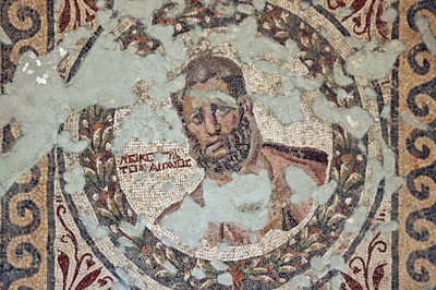 Zwei Athleten-Mosaik aus Samandagi, Türkei von Unbekannt