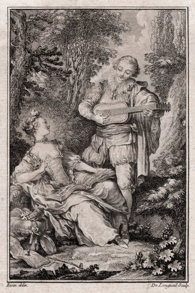 Ohne Titel Genreszene, Paris 1766 von Unbekannter Künstler