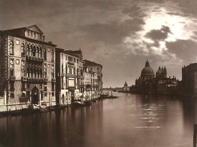 "Venedig bei Mondschein" von Unbekannter Künstler