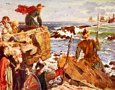 Wikingereroberung von England und Irland von Unbekannter Künstler