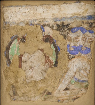 Bodhisattvas und Mönche, aus Höhle 224 von Unidentified