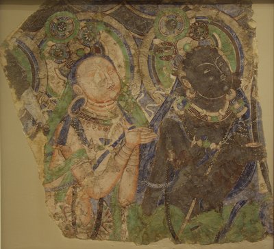 Zwei anbetende Bodhisattvas von Unidentified