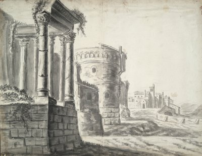 Klassische Ruinen und andere Gebäude von Unknown