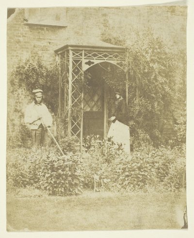 Mrs. Craik im Außengarten von Unknown
