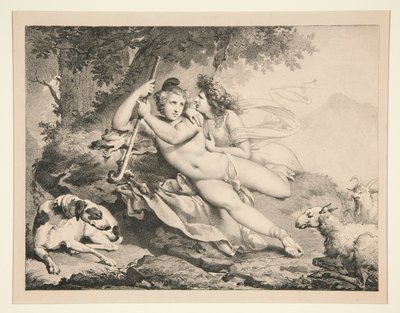 Paris und Oenone von Unknown