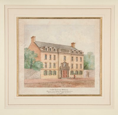 Das DePeyster-Herrenhaus von Unknown