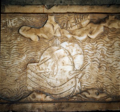 Ein genuesisches Schiff (Detail) von Unknown artist