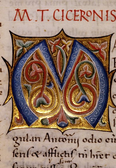 Alphabet: miniaturisierter Buchstabe M von Unknown artist
