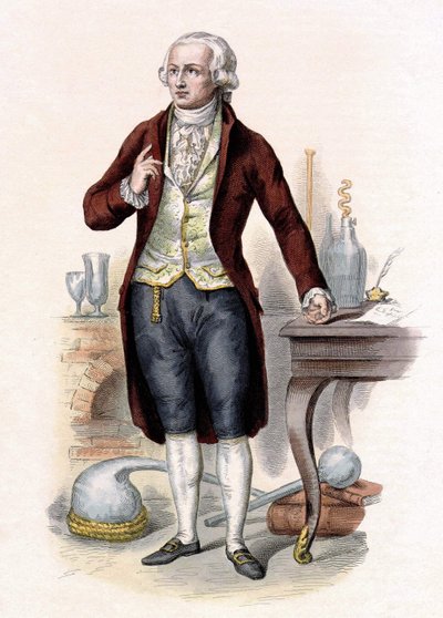 Antoine Laurent de Lavoisier (1743-1794), französischer Chemiker von Unknown artist