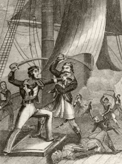 Angriff der Piraten von Unknown artist
