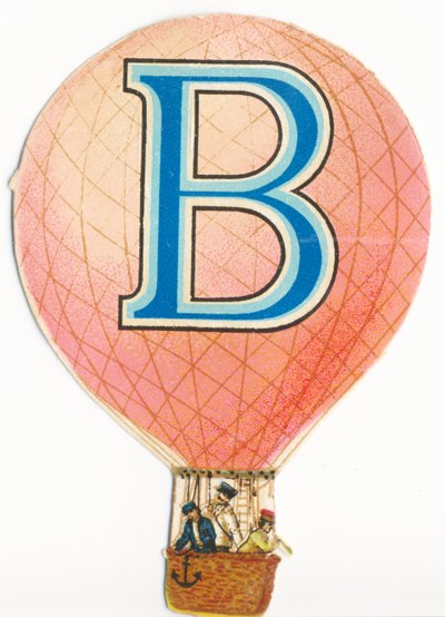 B: Ballon (Heißluftballon) von Unknown artist