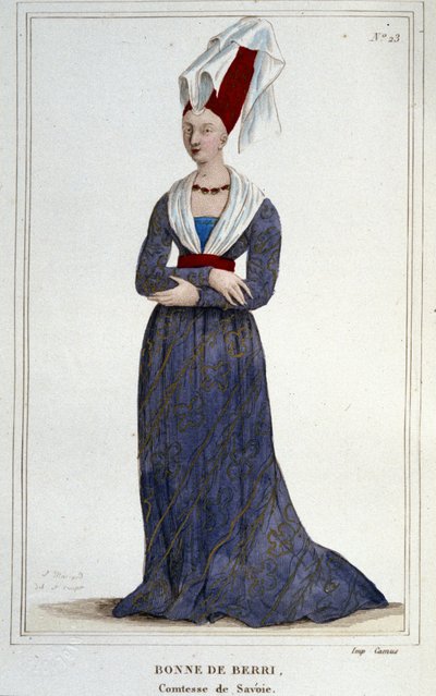 Bonne de Berry (1365-1435). Gräfin von Savoyen von Unknown artist