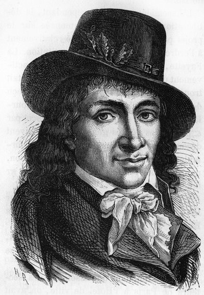 Camille Desmoulins (1760-1794), französischer Publizist und Politiker von Unknown artist