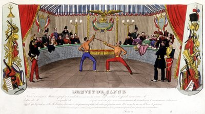 Patent für einen Gehstock von Unknown artist