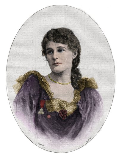 Edith Maud Gonne (1866-1953), irische Revolutionärin von Unknown artist