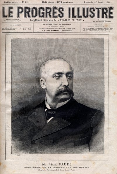 Félix Faure, Präsident der Französischen Republik von Unknown artist
