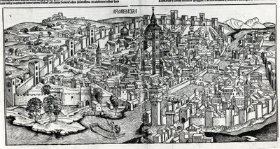 Florenz im Jahr 1470 von Unknown artist