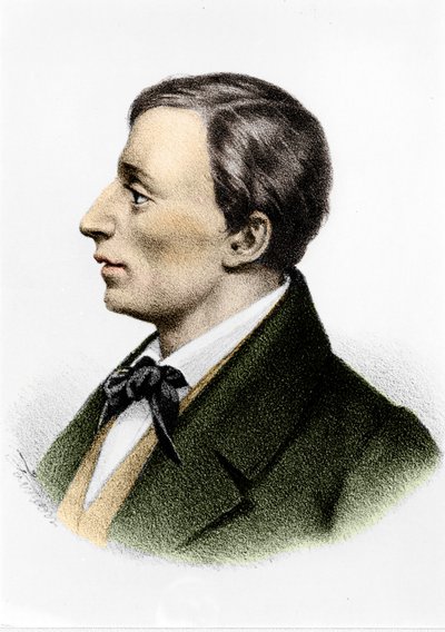 Giacomo Leopardi (1798 - 1837) von Unknown artist