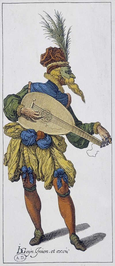 Gitarrenspieler von Unknown artist