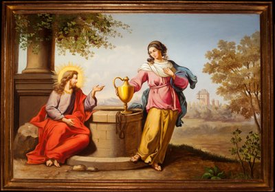 Jesus und die Samariterin von Unknown artist